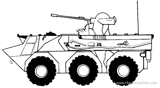 Танк Type WZ-551 APC (China) - чертежи, габариты, рисунки
