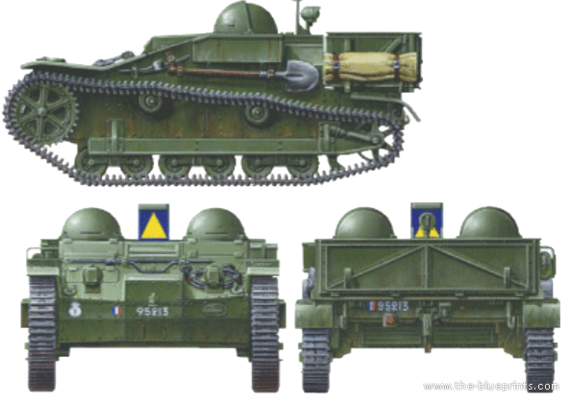 UE tank - drawings, dimensions, figures