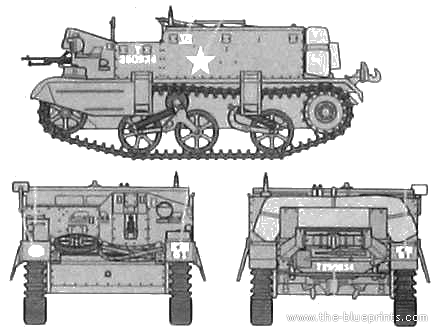 Танк Universal Carrier Mk.II - чертежи, габариты, рисунки