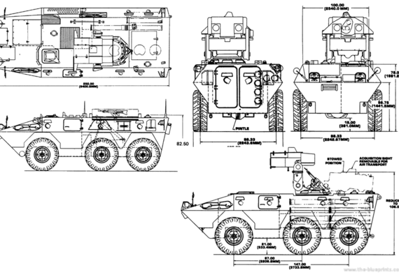 Tank V300 - drawings, dimensions, figures