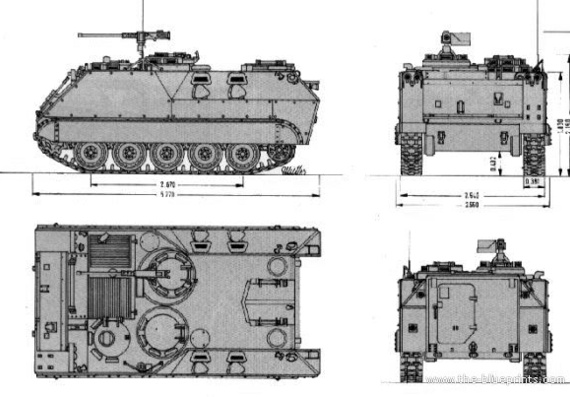 Tank VCC - drawings, dimensions, figures
