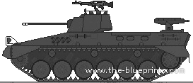 Tank VCPT APC - drawings, dimensions, figures