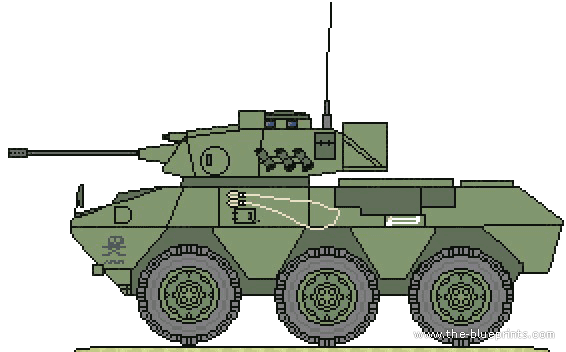 Tank VEC 25 - drawings, dimensions, figures