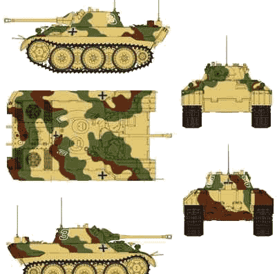 Tank VK1602 Leopard - drawings, dimensions, figures