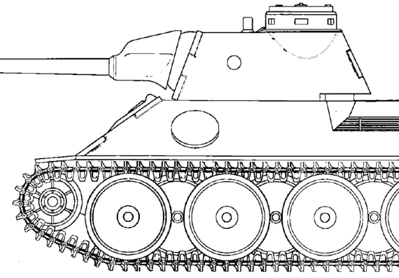 Tank VK 30.01 (D) - drawings, dimensions, figures