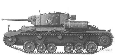 Valentine tank - drawings, dimensions, pictures
