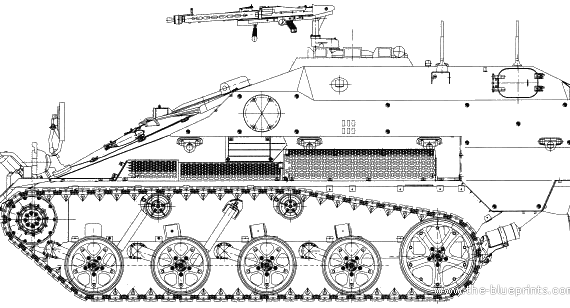 Wiesel tank - drawings, dimensions, pictures