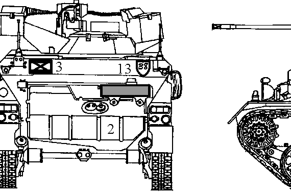 Танк Wiesel Mk.20 - чертежи, габариты, рисунки