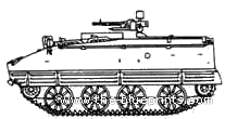 Tank YW-531 APC - drawings, dimensions, figures