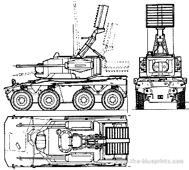 Танк ZA-35 - чертежи, габариты, рисунки