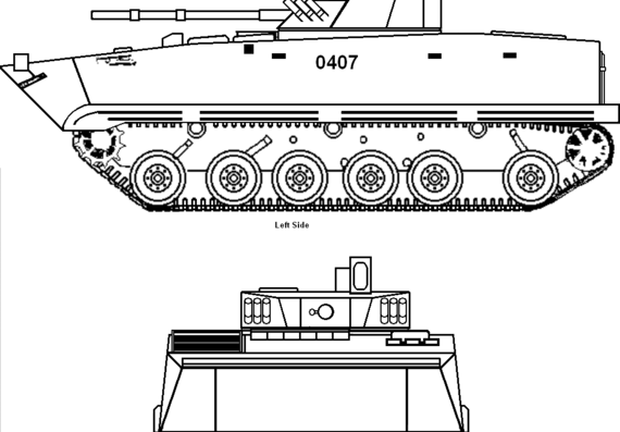 Танк ZBD 97 (China)(IFV) - чертежи, габариты, рисунки
