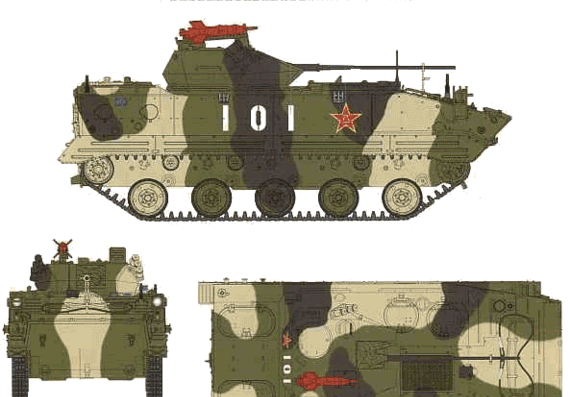 Tank ZLC 2000 - drawings, dimensions, figures