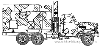 Танк ZiL-157 P10 Radar - чертежи, габариты, рисунки