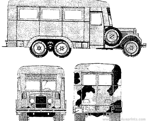 Танк ZiS-6 (1938) - чертежи, габариты, рисунки