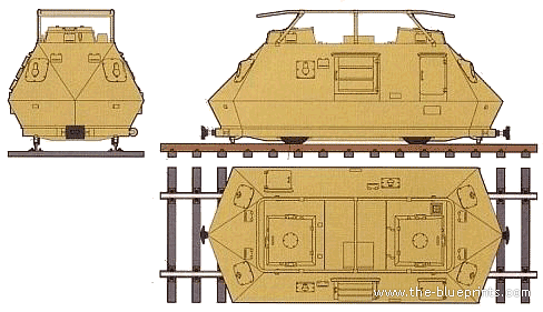 Tank le. Sp. Light Restoration Armoured Car - drawings, dimensions, pictures