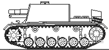 Tank sIG 33B SPG - drawings, dimensions, figures