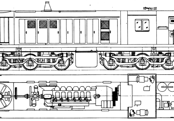 Train A.E. Goodwin Ltd 48 Class Diesel - Electric - drawings, dimensions, figures