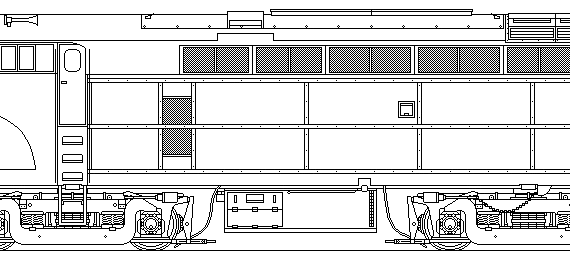 Train BLW RF-16 - drawings, dimensions, figures
