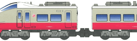 Поезд B Train Shorty Series E653 - чертежи, габариты, рисунки