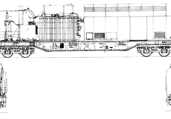 Поезд CSM-CINT Type (1948) - чертежи, габариты, рисунки