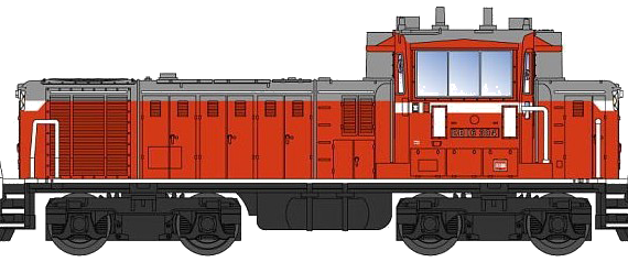 Поезд DD16-304 Cutter Itoigawa - чертежи, габариты, рисунки