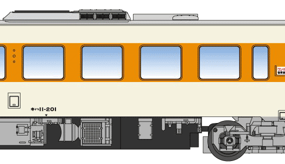 Поезд DMU 11-200 - чертежи, габариты, рисунки