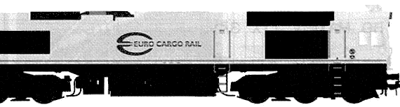Поезд ECR Class77 Ep.VI - чертежи, габариты, рисунки