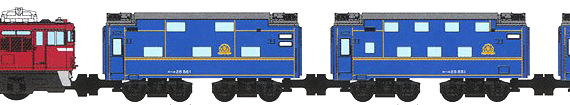 Train ED79 - drawings, dimensions, figures