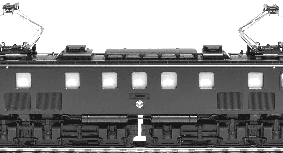 Train EF15B - drawings, dimensions, figures