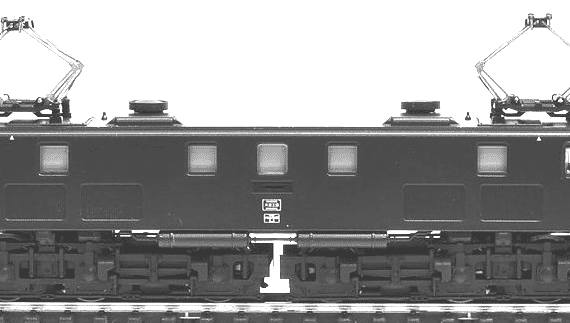 Train EF16 - drawings, dimensions, figures
