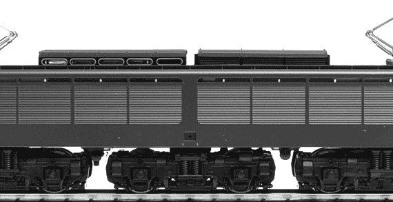Train EF63 - drawings, dimensions, figures