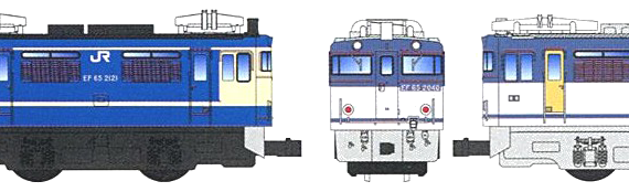 Train EF65- (2000) - drawings, dimensions, figures