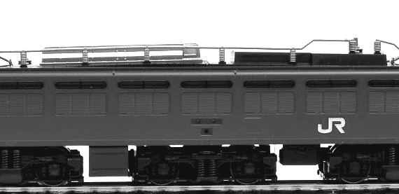 Train EF81 JRE - drawings, dimensions, figures