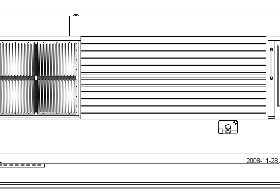 Train EMD DE30AC - drawings, dimensions, figures