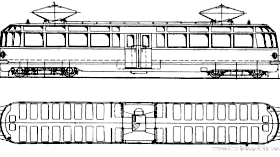 Train ET-91 - drawings, dimensions, figures