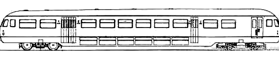 Поезд ETA 176 - чертежи, габариты, рисунки
