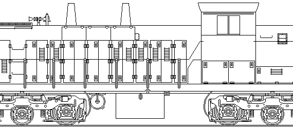 GMD GMD1 train - drawings, dimensions, figures