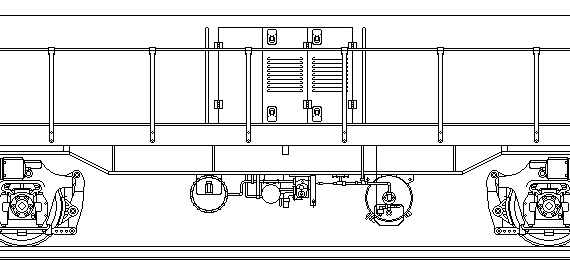 GMD GP9 Slug train - drawings, dimensions, figures