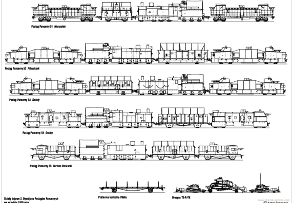 Поезд German Trains (1939) - чертежи, габариты, рисунки