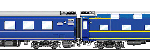 Поезд JNR EF91-94 - чертежи, габариты, рисунки