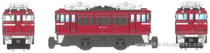 Train JNR Kiha 181 - drawings, dimensions, figures