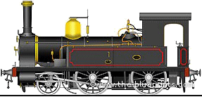 Train JNR No.1 - drawings, dimensions, figures