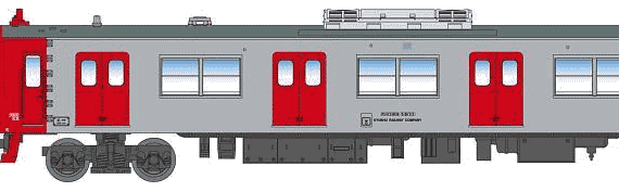 Поезд JNR Series 103-1500 JR Kyusyu - чертежи, габариты, рисунки