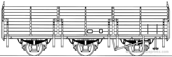 Train JNR Toki 900 - drawings, dimensions, figures