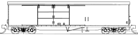 Train JNR Waki 700 - drawings, dimensions, figures