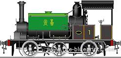 Train JR Form 1290 - drawings, dimensions, figures