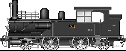 JR Form 230 train - drawings, dimensions, figures