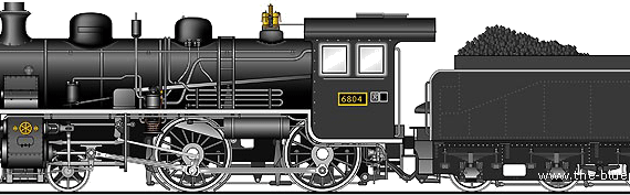 Train JR Form 6760 - drawings, dimensions, figures