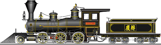 JR Form 7100 train - drawings, dimensions, figures