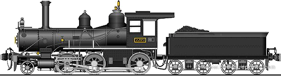 JR Form 7200 train - drawings, dimensions, figures
